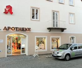 Aussenansicht der Sankt Jakobus Apotheke