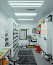 Exterior of Spray Paint Booth