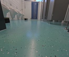 Toilettenboden nachher