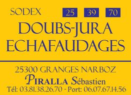 Sodex Doubs-Jura Echafaudages SODEX DOUBS-JURA ECHAFAUDAGES