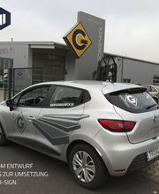 Fahrzeugbeschriftung mit SK PVC Folie