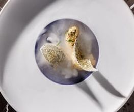Virgilio Mago, lemon dessert  from chef Salvatore Bianco menu at La Terrazza