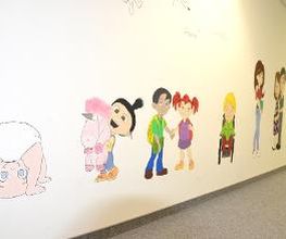 Flur in den WBS SCHULEN Chemnitz.