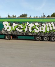 Walking-Floor-Sattelzug - Breitsamer Entsorgung Recycling GmbH München