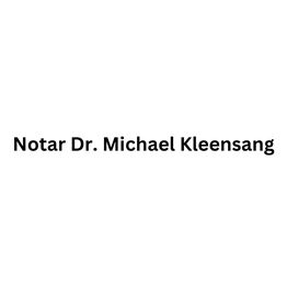 Notar Dr. Michael Kleensang