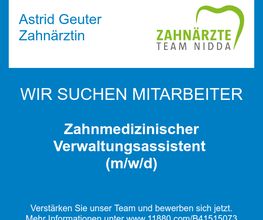 Zahnmedizinischer Verwaltungsassistent (m/w/d)