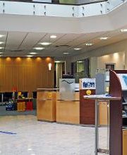 Innenansicht der Hauptgeschäftsstelle Neckargemünd