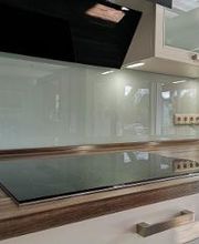 Küchenrückwand aus Glas