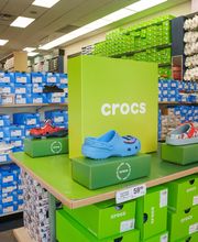 Shot of Popular Brand Section (I.e. Croc Shoe Wall)