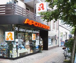 Aussenansicht der Lornsen-Apotheke