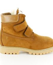 Gallucci Lammfellschuh mit Klett_Oselot Kidnerschuhe GbR
