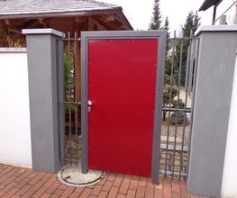 Metallbau Gartentür