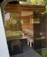 Sauna KÜNG esterna ad Arcegno TI