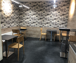 Innenansicht Kaffeeecke AGROLA TopShop