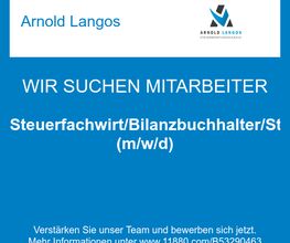 Steuerfachwirt/Bilanzbuchhalter/Steuerfachangestellter (m/w/d)