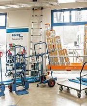 Unsere Verkaufsfläche für Betriebseinrichtungen bietet hochwertige Produkte für den professionellen Einsatz. Auf großzügigem Raum präsentieren wir ein breites Sortiment.