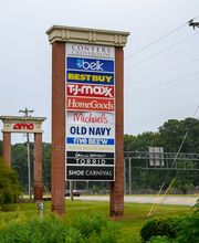 Pylon Signage with Rack Room Logo (If Applicable)