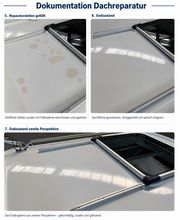 Vorbereitung einer Gelcoat-Reparatur auf strukturierter Decksfläche