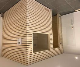Sauna Fertigstellung