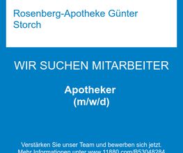 Apotheker (m/w/d)