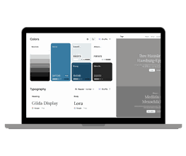 Hanse Medien entwickelt individuelle Webdesigns und Corporate Designs für Arztpraxen. Das gezeigte Branding-Konzept zeigt, wie Farbwelt, Typografie und Website-Struktur perfekt aufeinander abgestimmt werden.