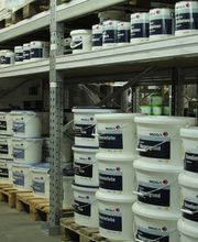 Standortbild Innenraum Lager MEGA eG Gütersloh, Großhandel für Maler, Bodenleger und Stuckateure