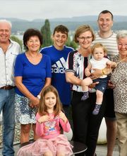 Familienfoto der Betreiber