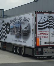 Publicité covering camion semi remorque
pose de film pelliculé