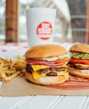 The Big Hat Burger and French Fries