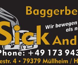 Andreas Sick Baggerbetrieb Bild 1
