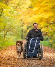 Rolling Buttons Rollstuhldecken