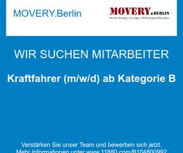Kraftfahrer (m/w/d) ab Kategorie B