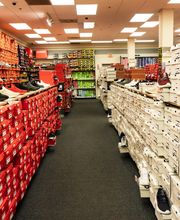 Men's Athletic Shoes Section of Store