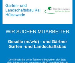 Geselle (m/w/d) - und Gärtner Garten -und Landschaftsbau
