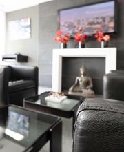 Zahnarztpraxis Sitzgruppe im Wartezimmer