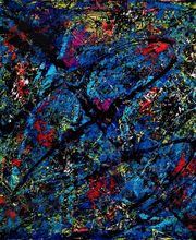 Back to Blue   50x50cm