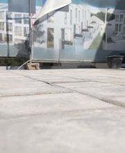 Bau einer Parkfläche