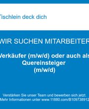Verkäufer (m/w/d) oder auch als Quereinsteiger (m/w/d)