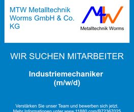 Industriemechaniker (m/w/d)