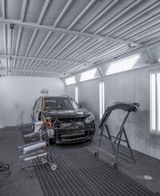 Exterior of Spray Paint Booth