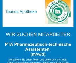PTA Pharmazeutisch-technische Assistenten (m/w/d)