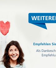 Banner "Weiterempfehlung mit Herz" 