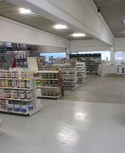 Standortbild Innenraum Lager MEGA eG Weiden, Großhandel für Maler, Bodenleger und Stuckateure