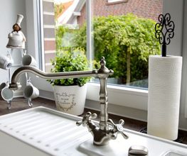 Küche Ferienhaus Deichkörnchen Neßmersiel www.nord-sterne.de