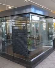 Terrassenüberdachung Flachdach Ausstellung