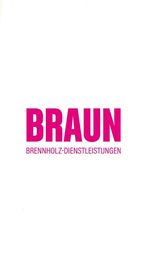 Nathanael Braun - Brennholz und Dienstleistungen