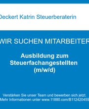 Ausbildung zum Steuerfachangestellten (m/w/d)