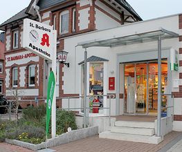 Aussenansicht der St. Barbara-Apotheke