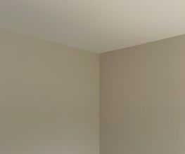 Farbliche Wandgestaltung auf Glattvlies