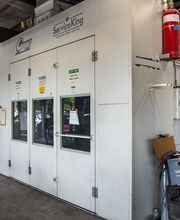 Exterior of Spray Paint Booth